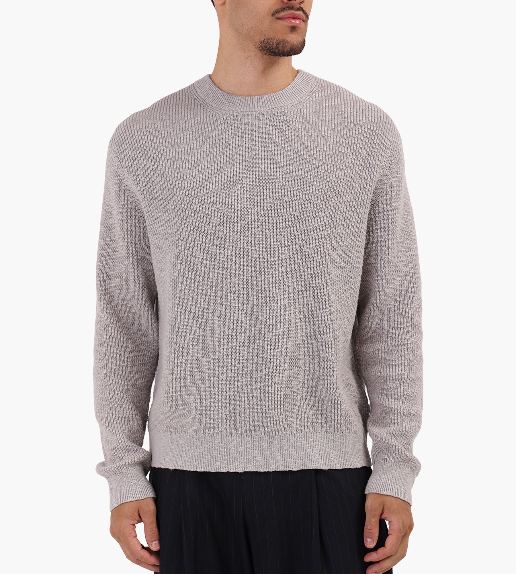 NN.07 Russell Knit Crewneck 60028 Moon Dust
