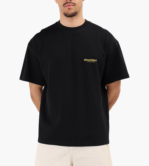 about:blank Monti T-Shirt Cotton Black