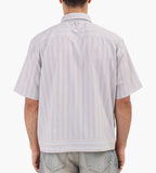 NN.07 Reed Short Sleeve Shirt 5322 Red Stripe