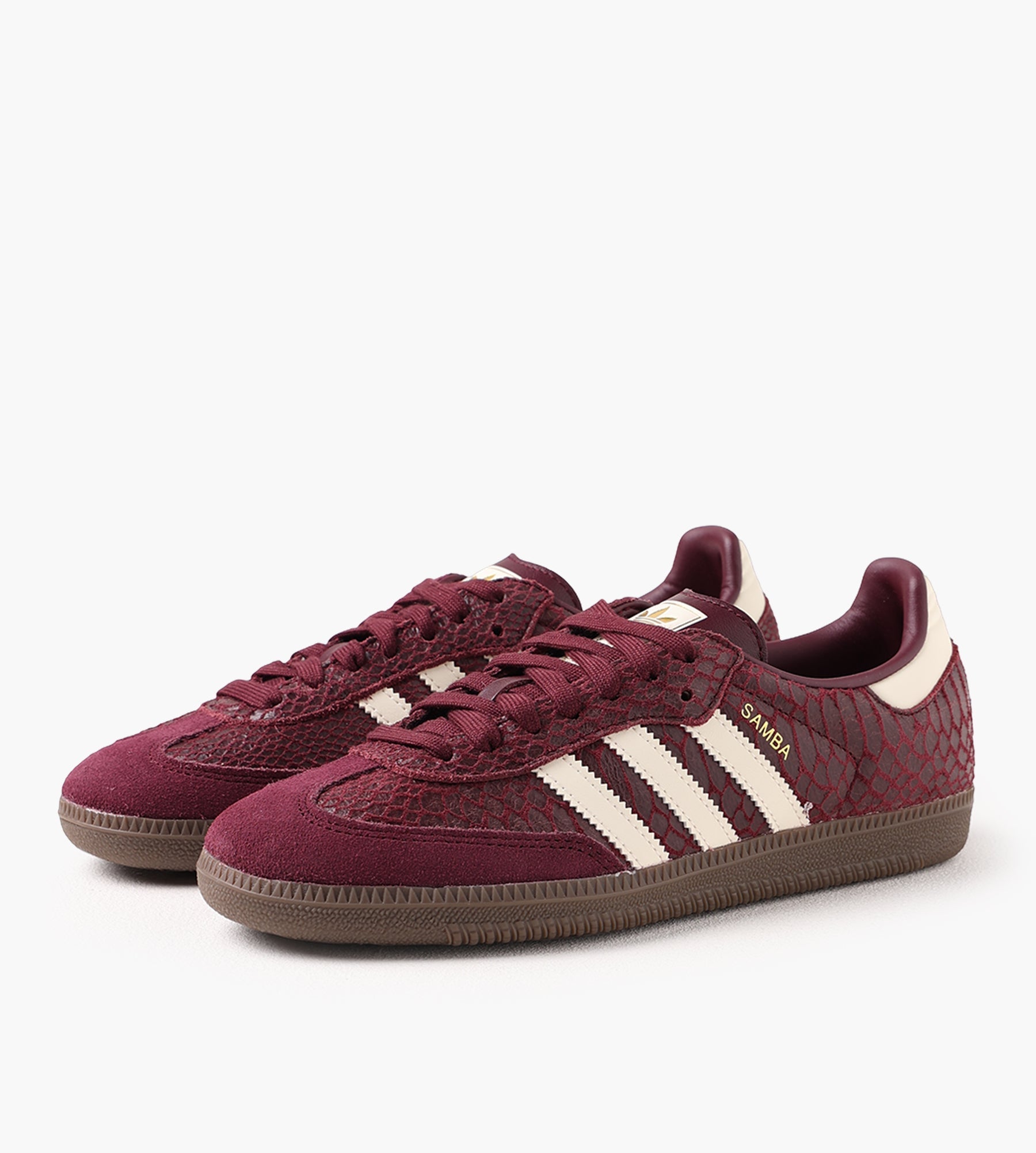 Adidas Samba OG W Maroon Crewht Goldmt