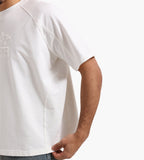 Daily Paper Raglan Stacked Dias Jersey Tee Off White