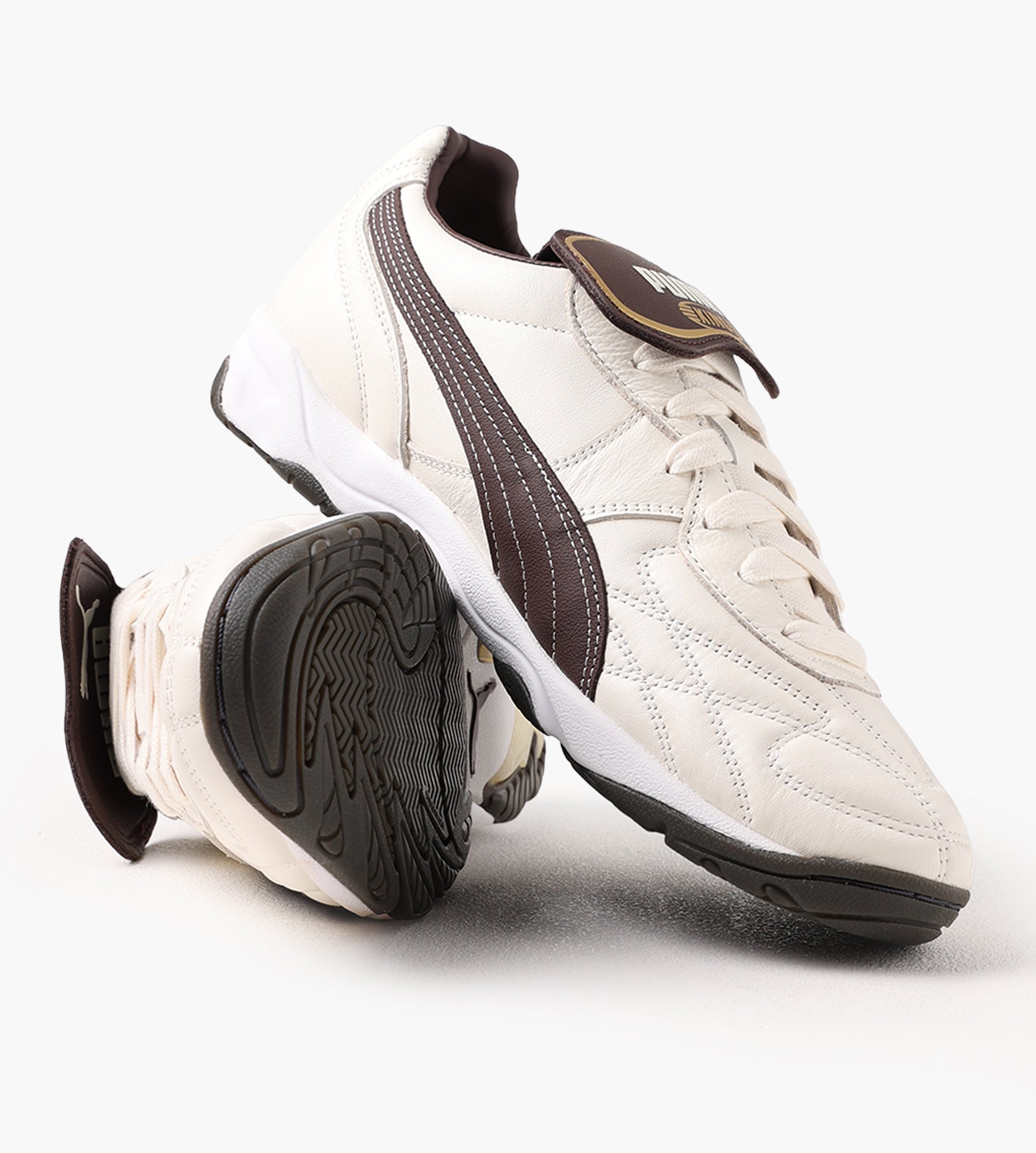 Puma King Indoor Warm White Chocolate Brown