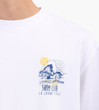 Libertine-Libertine Broke La Grande Plage 3697 Tee White
