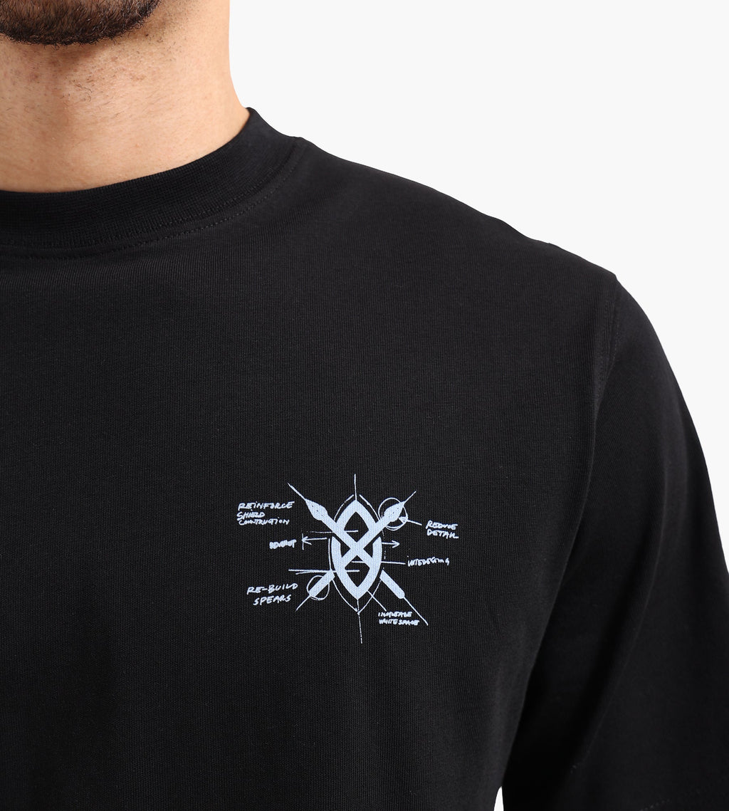 Daily Paper Shield Evolution Tee Black