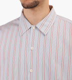 NN.07 Reed Short Sleeve Shirt 5322 Red Stripe