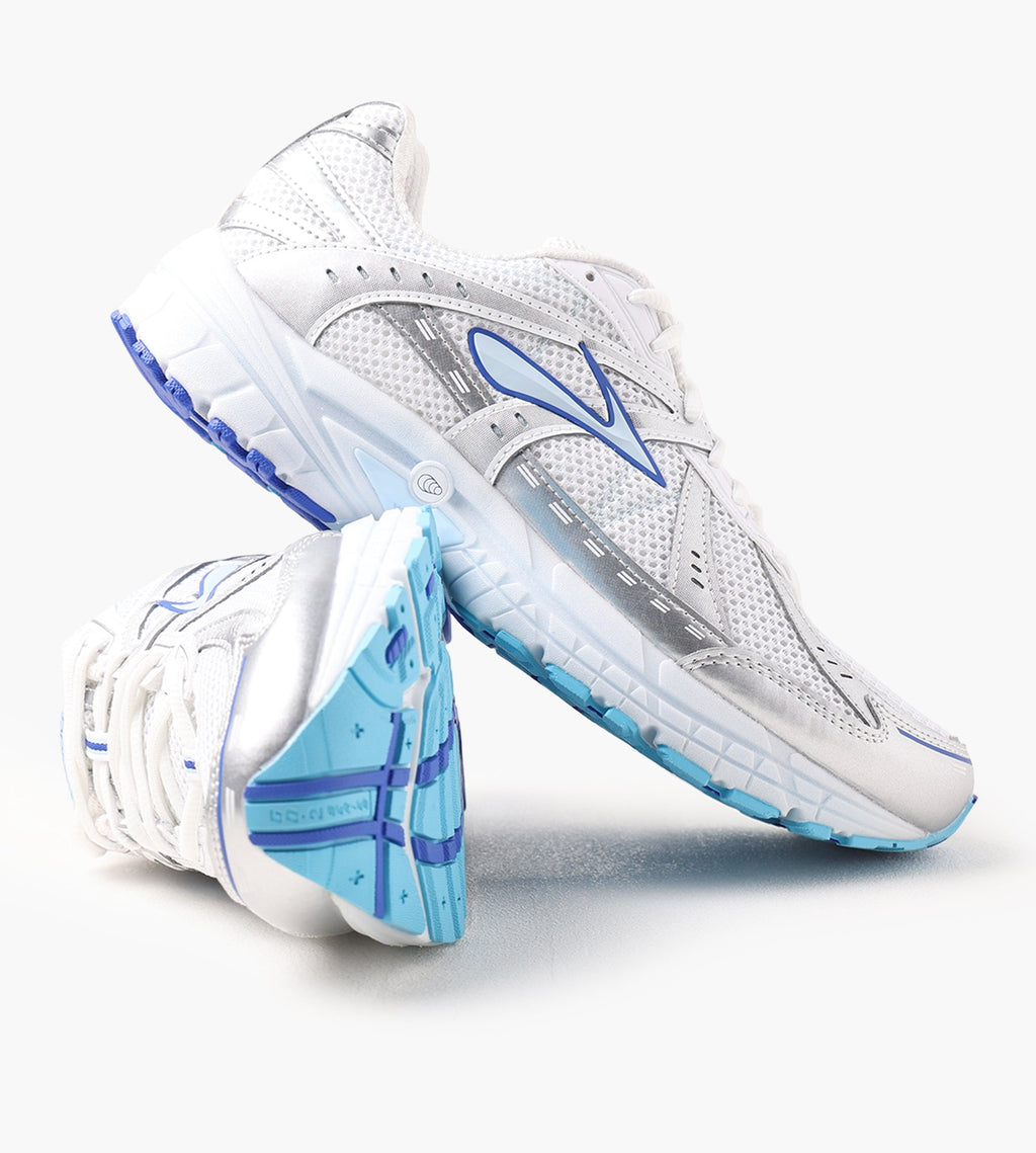 Brooks Adrenaline GTS 10 White Dazzling Blue Breeze