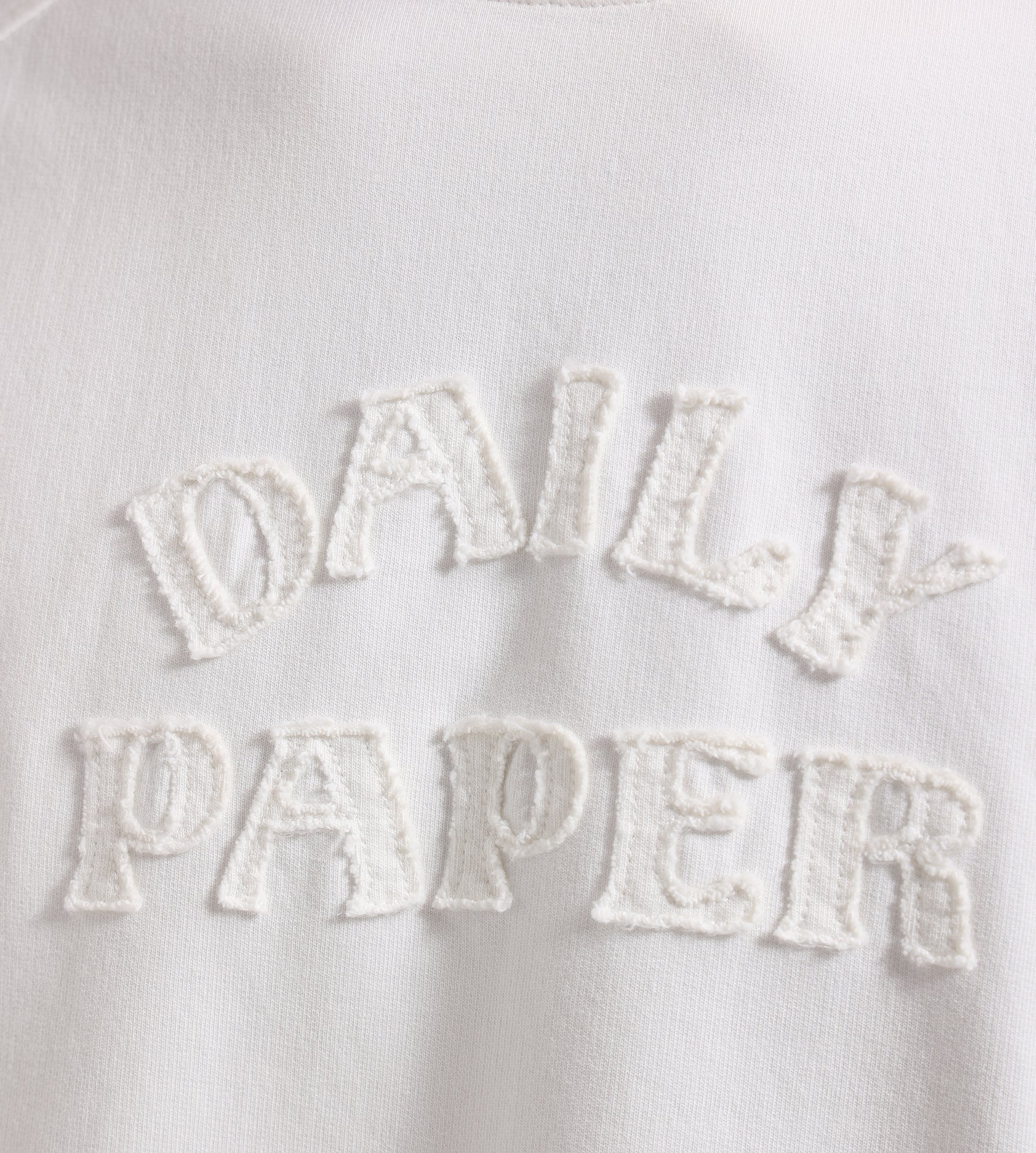 Daily Paper Raglan Stacked Dias Jersey Tee Off White