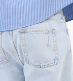 Won Hundred Kayce Soft Blue Denim Shorts Soft Blue