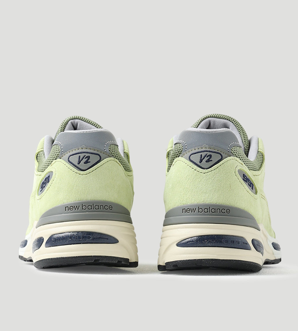 New Balance Made in UK U991WG2 Green Banana