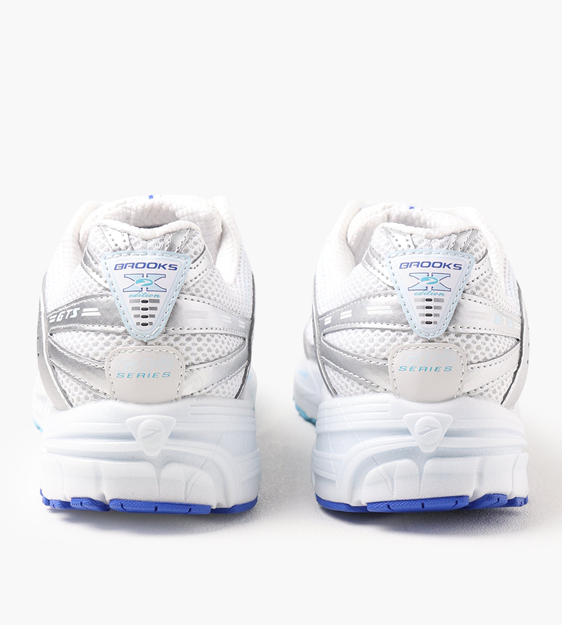 Brooks Adrenaline GTS 10 White Dazzling Blue Breeze