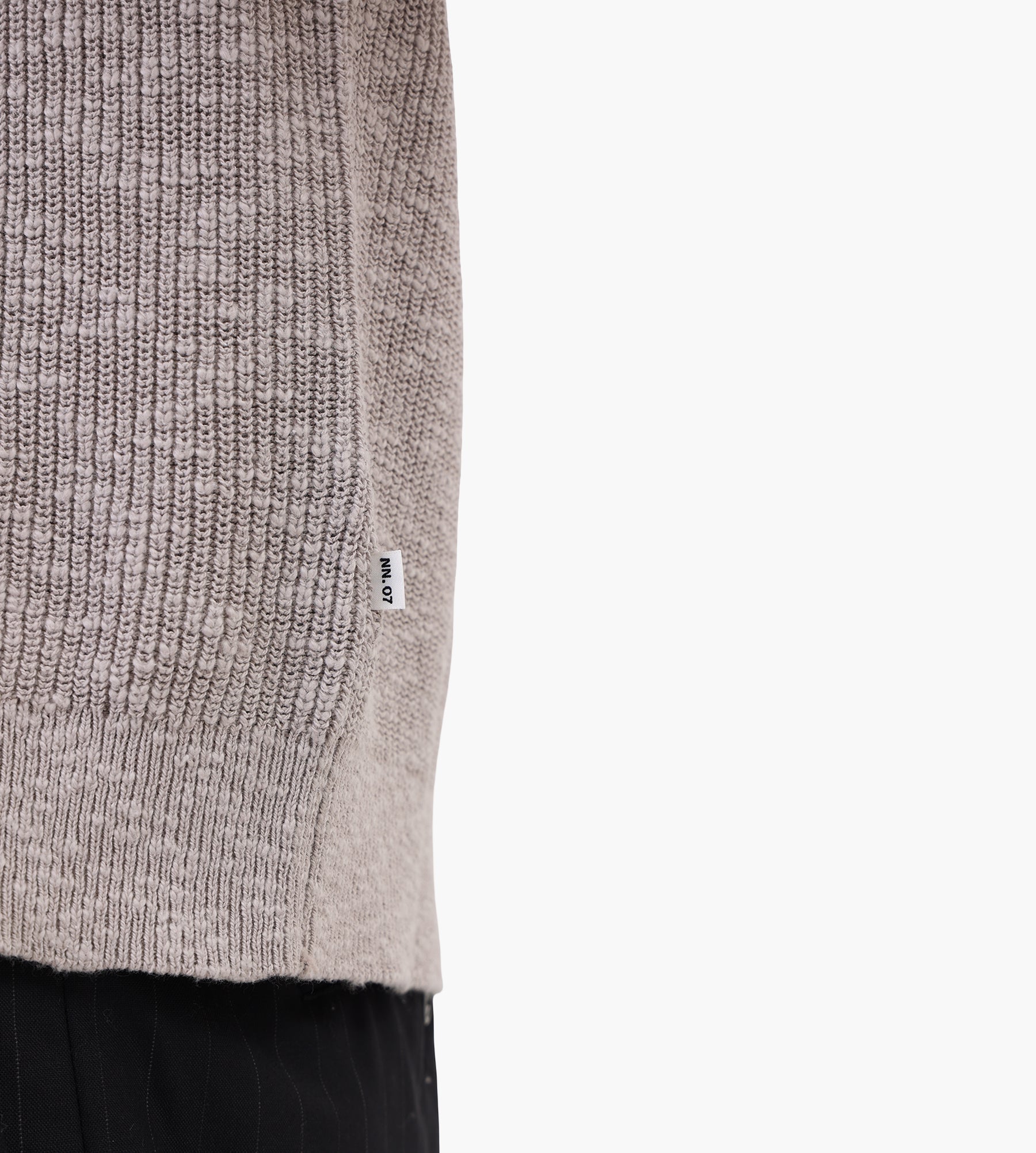 NN.07 Russell Knit Crewneck 60028 Moon Dust