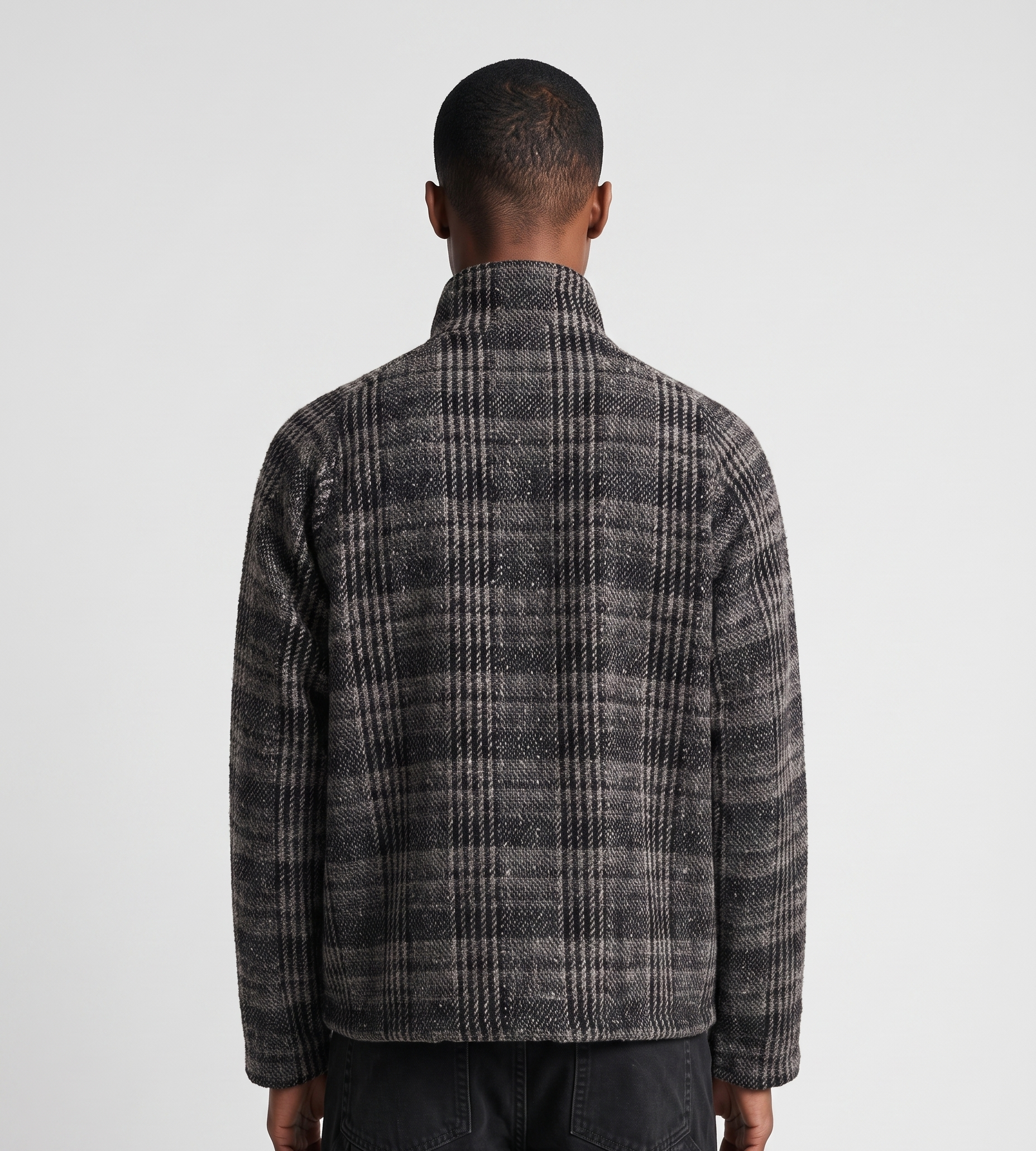 Baskèts Check Tweed Zip Jacket Multi