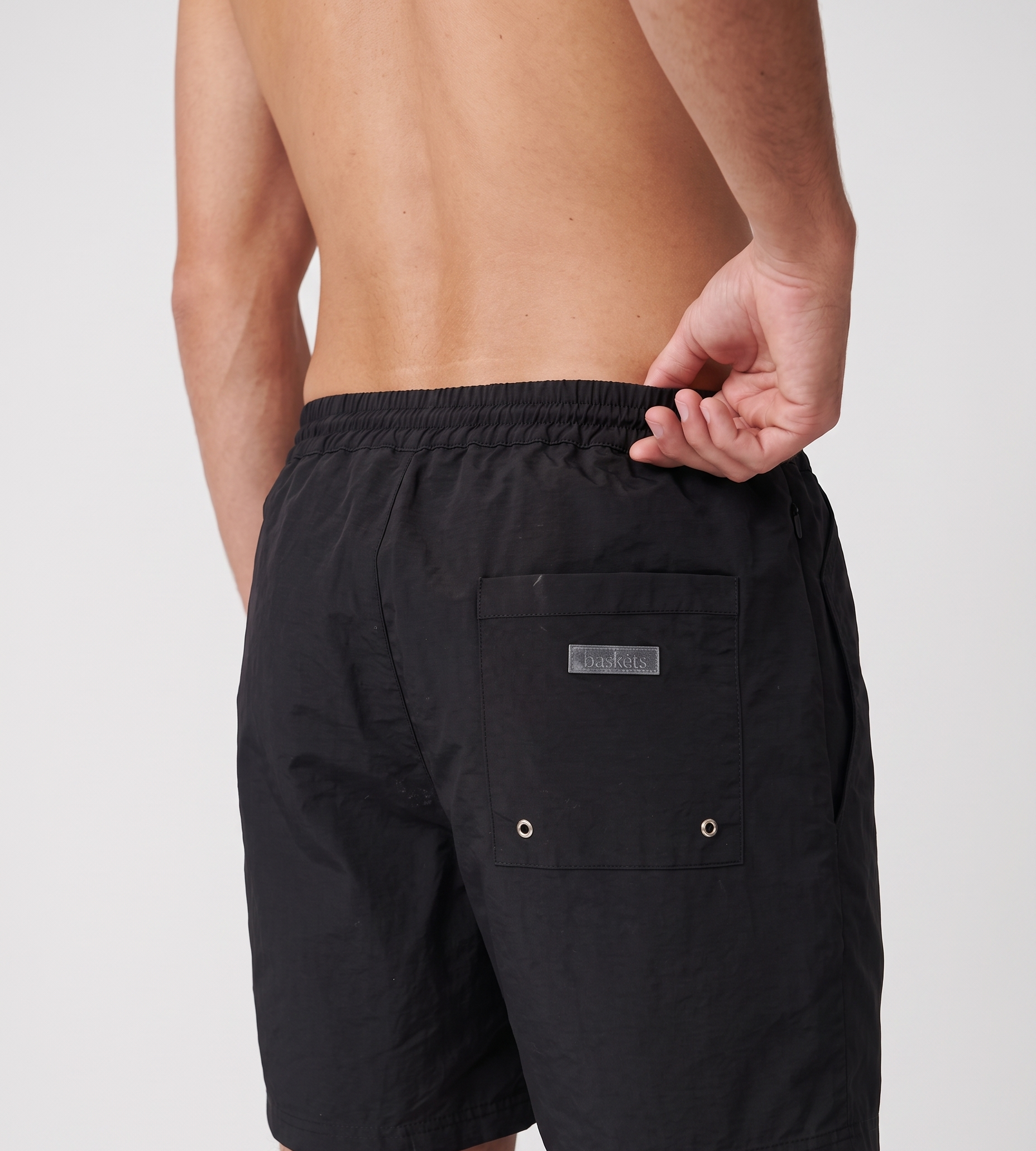 Baskèts Modern Swim Shorts Black