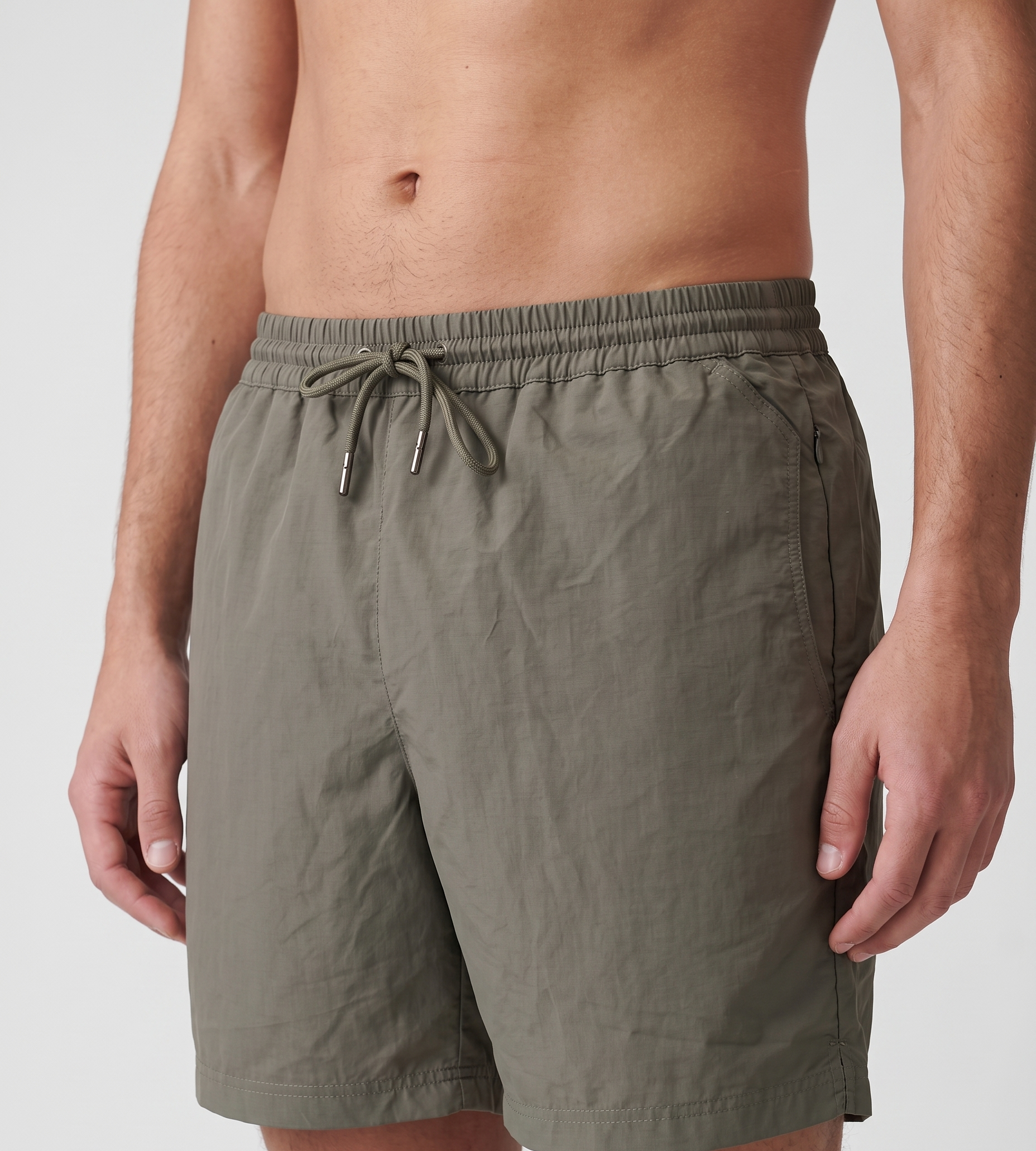 Baskèts Modern Swim Shorts Taupe