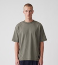 Baskèts Reversed Garment Dye T-Shirt Olive