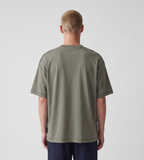 Baskèts Reversed Garment Dye T-Shirt Olive