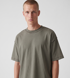 Baskèts Reversed Garment Dye T-Shirt Olive