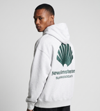 New Amsterdam Surf Association Logo Hoodie Ash Bottle Green
