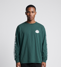 New Amsterdam Surf Association Logo Longsleeve Bottle Green White
