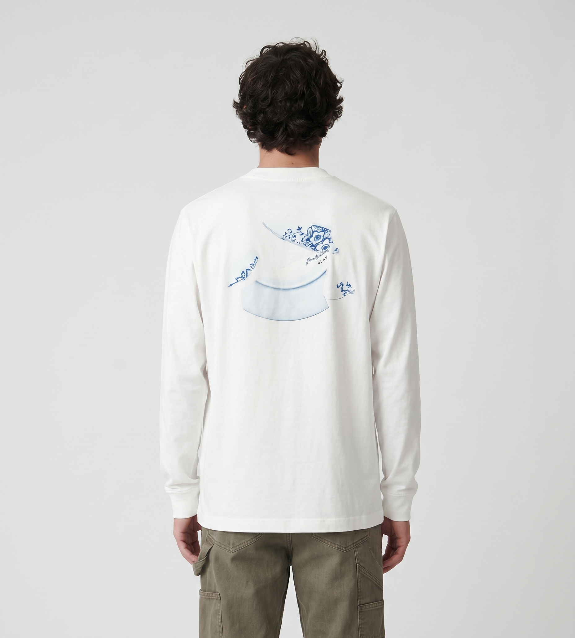 OLAF Broken Plate Longsleeve Optical White