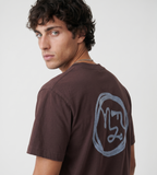 OLAF Lasso Face Tee Chocolateplum