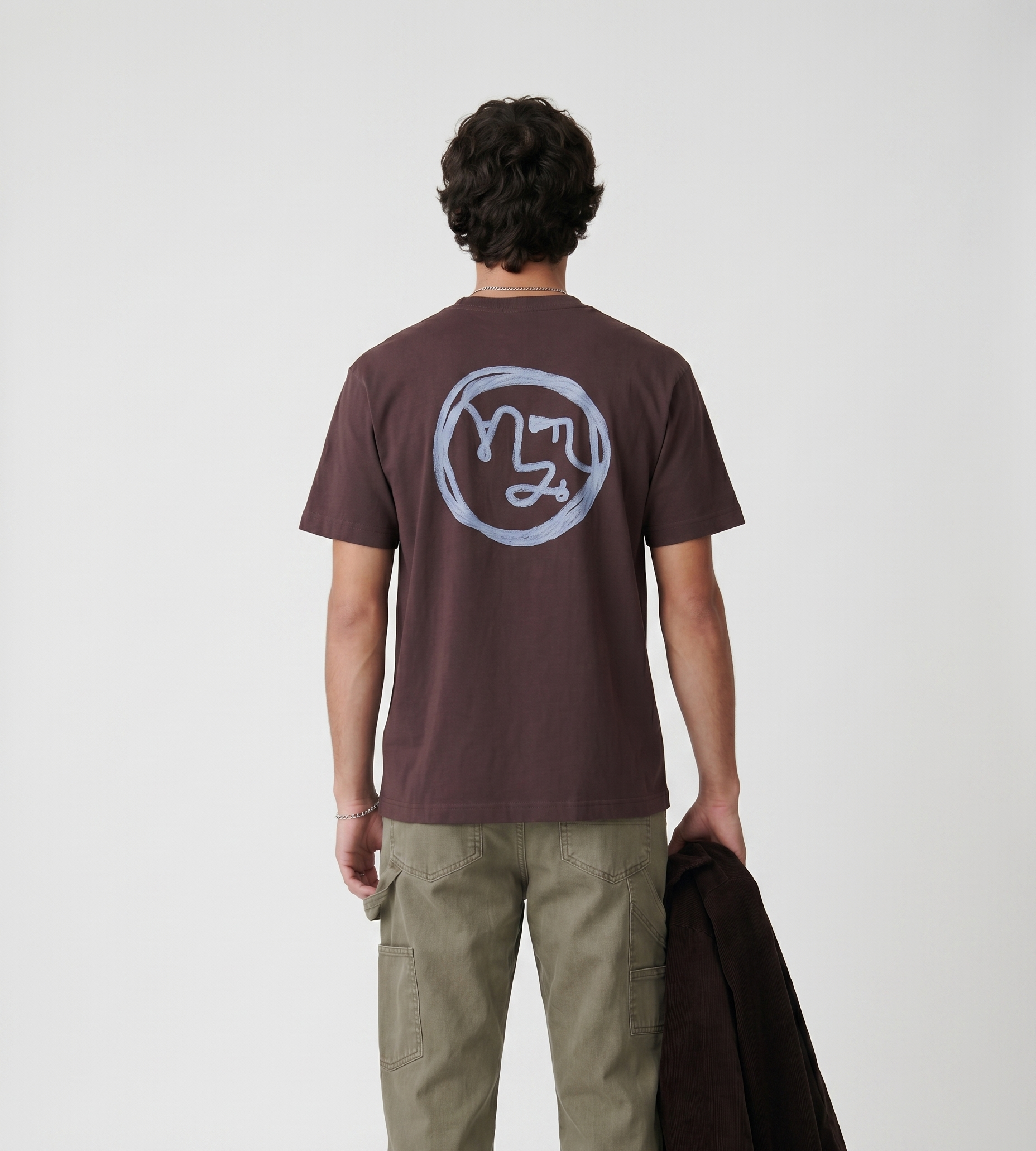 OLAF Lasso Face Tee Chocolateplum