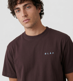 OLAF Lasso Face Tee Chocolateplum