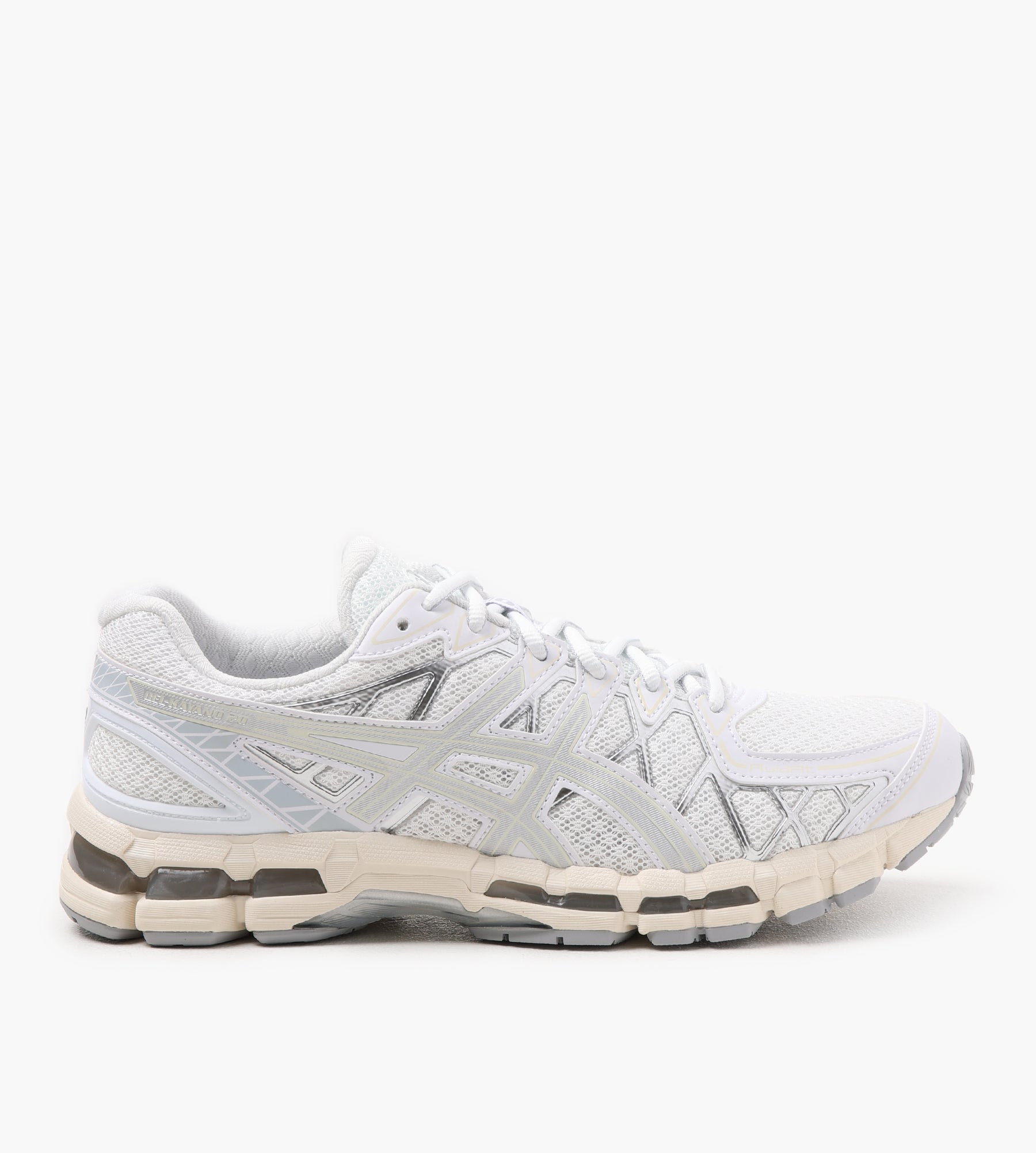 Asics Gel-Kayano 20 White Pure Silver
