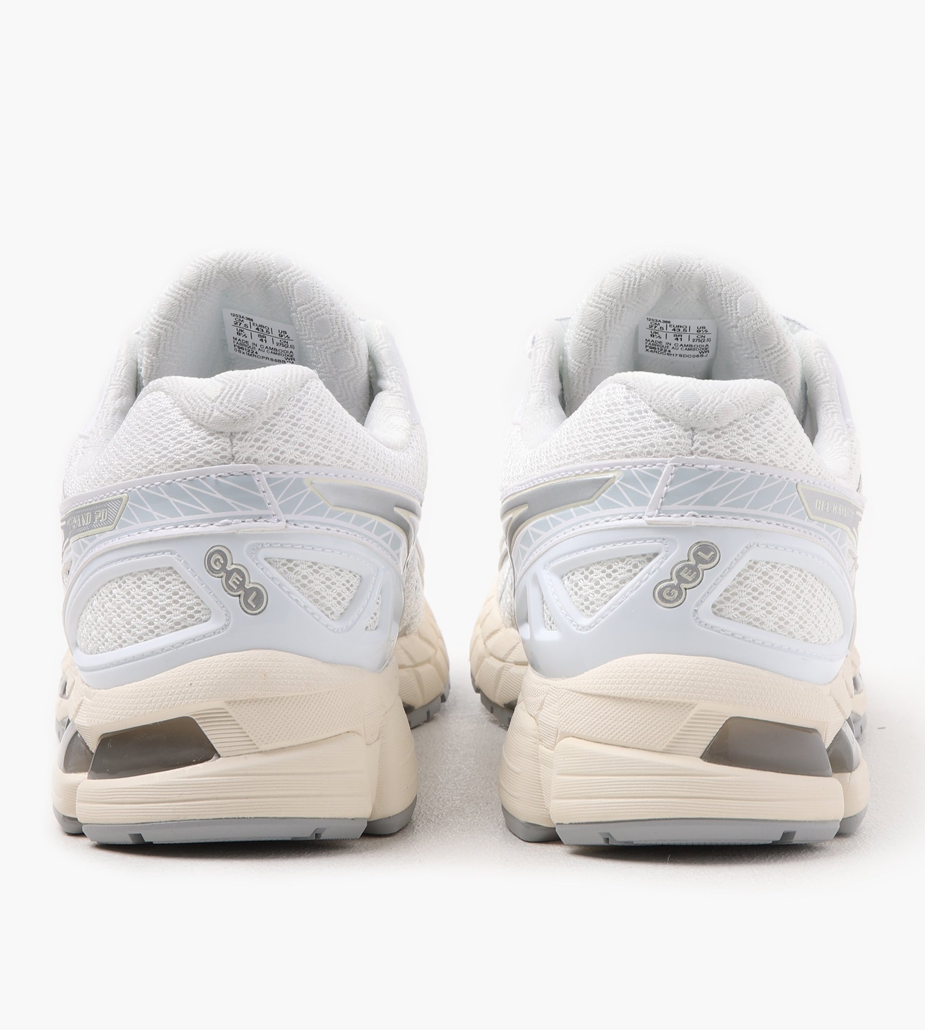 Asics Gel-Kayano 20 White Pure Silver