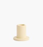 HAY Tube Candleholder Concrete Small Lime Yellow