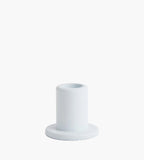 HAY Tube Candleholder Concrete Small Light Blue