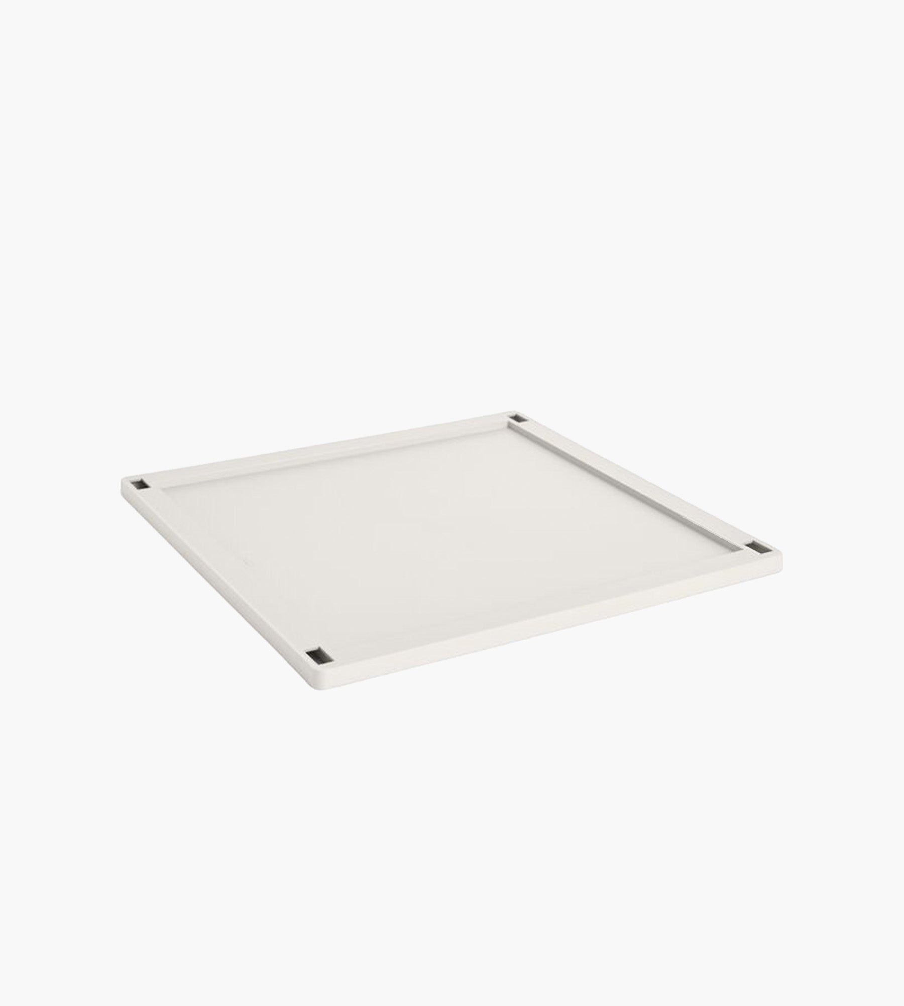 HAY Colour Crate Lid Plastic Medium Square Cube Off