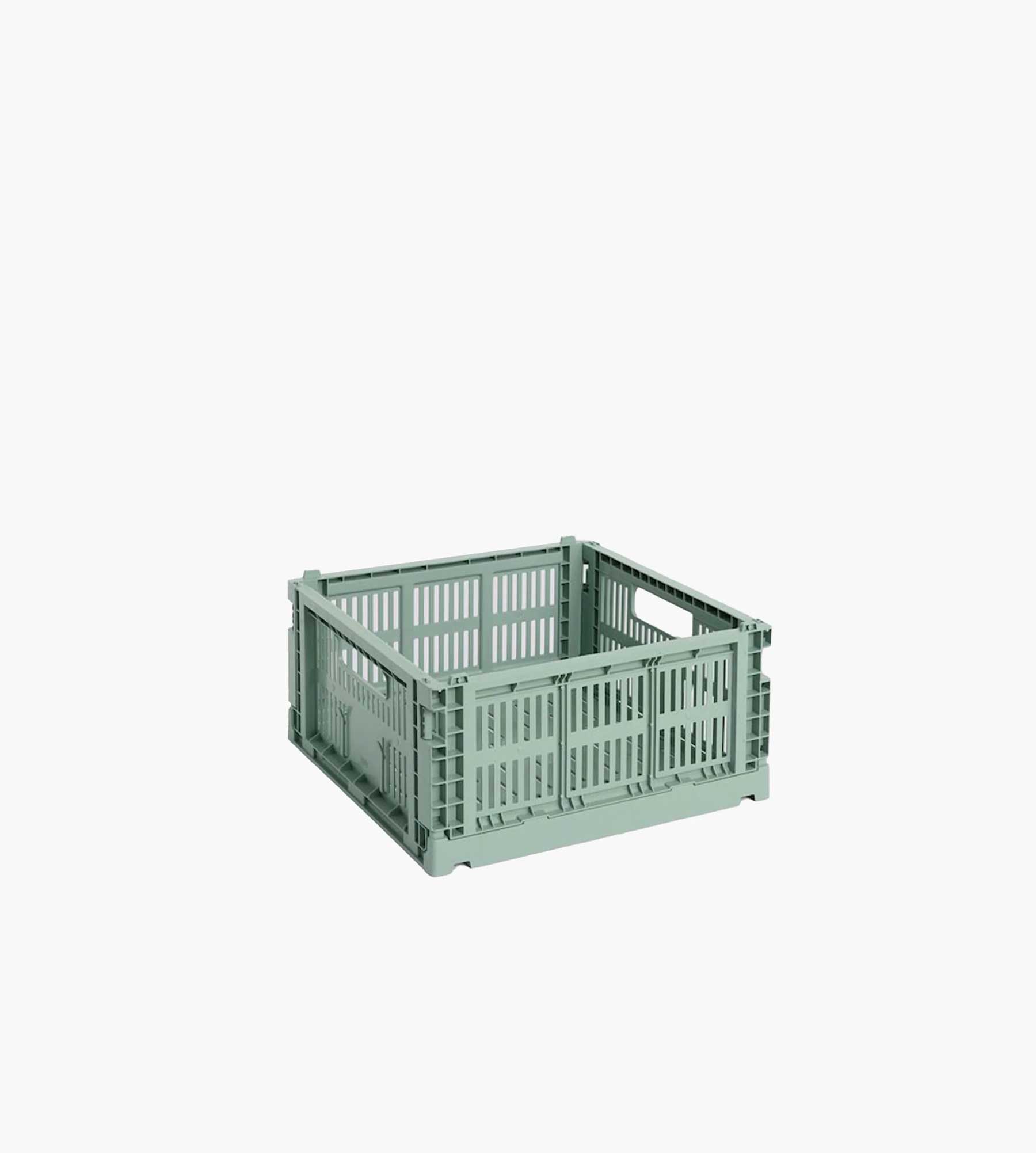 HAY Colour Crate Small Square Sage Green
