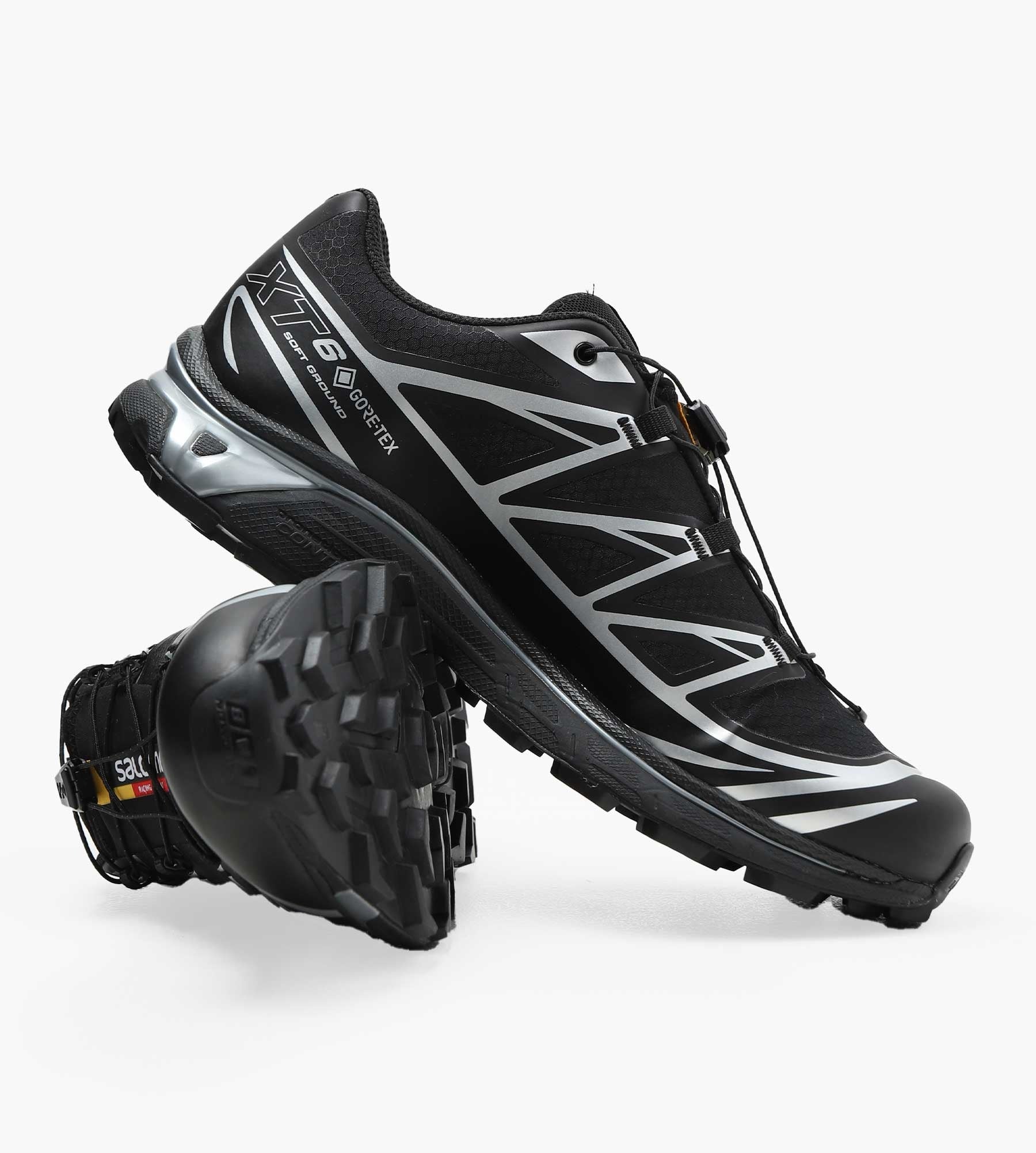 Salomon XT-6 GTX Black Black Footwear Silver